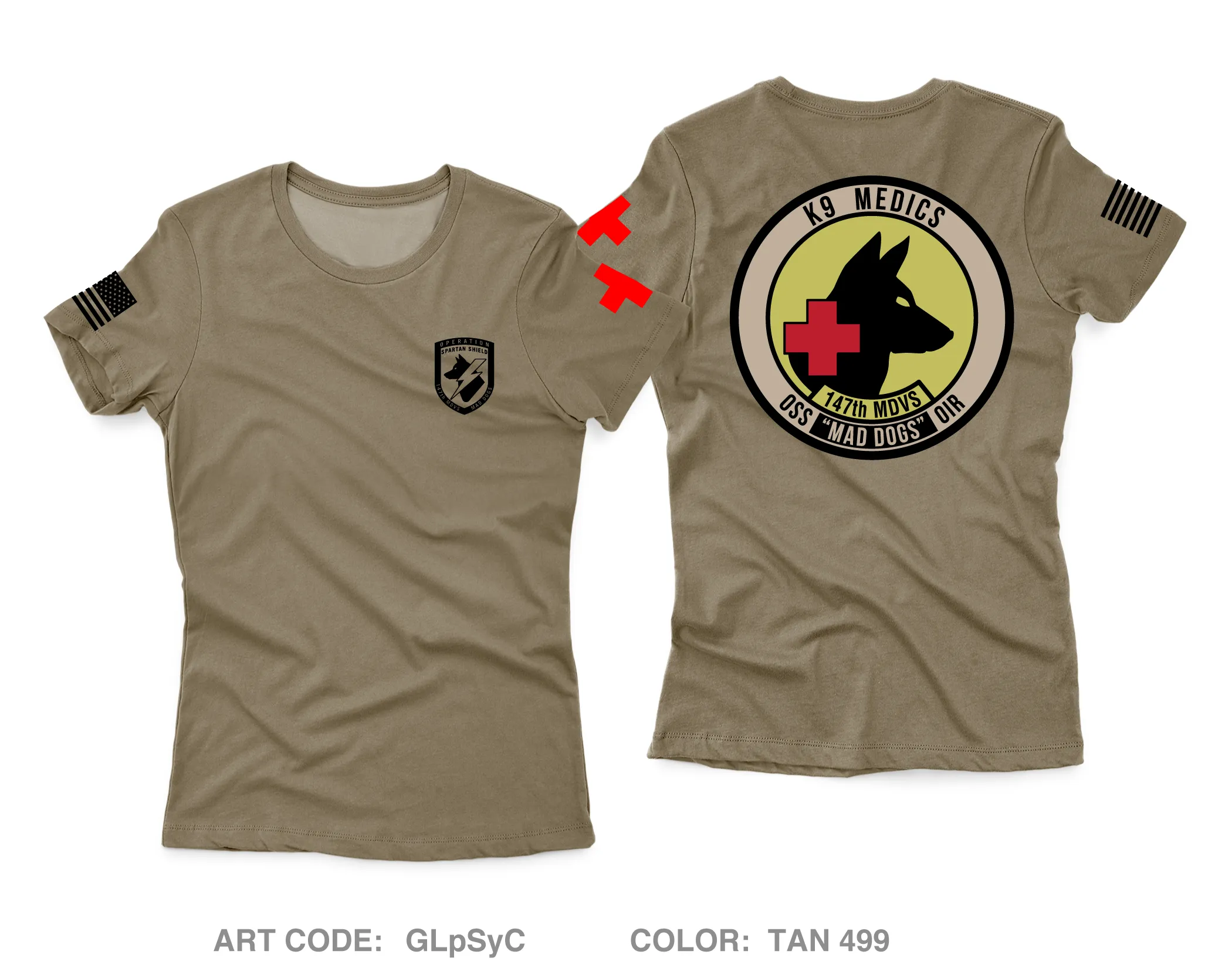 147th MDVSS Core Women's SS Performance Tee - GLpSyC