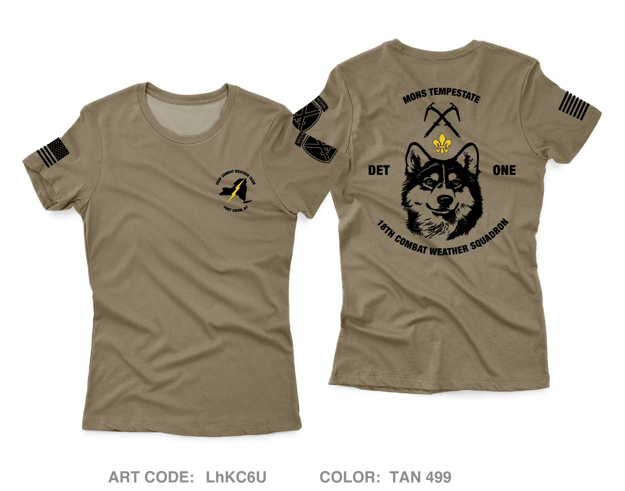 18th Combat Weather Squadron Detachment 1 Core Women's SS Performance Tee - LhKC6U