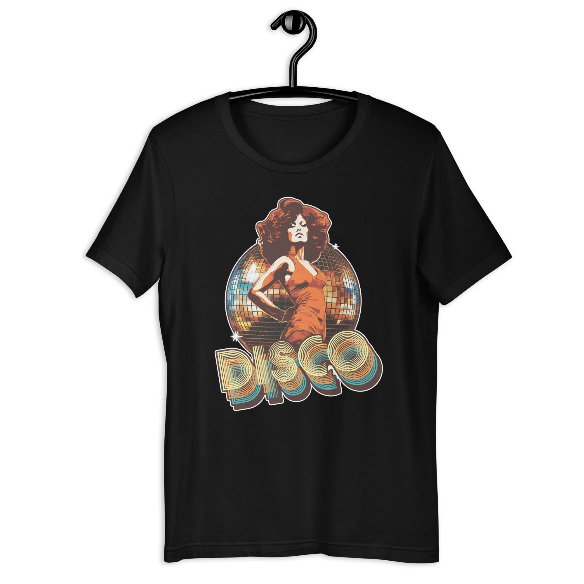 70's Disco Queen GlitterBall Unisex t-shirt