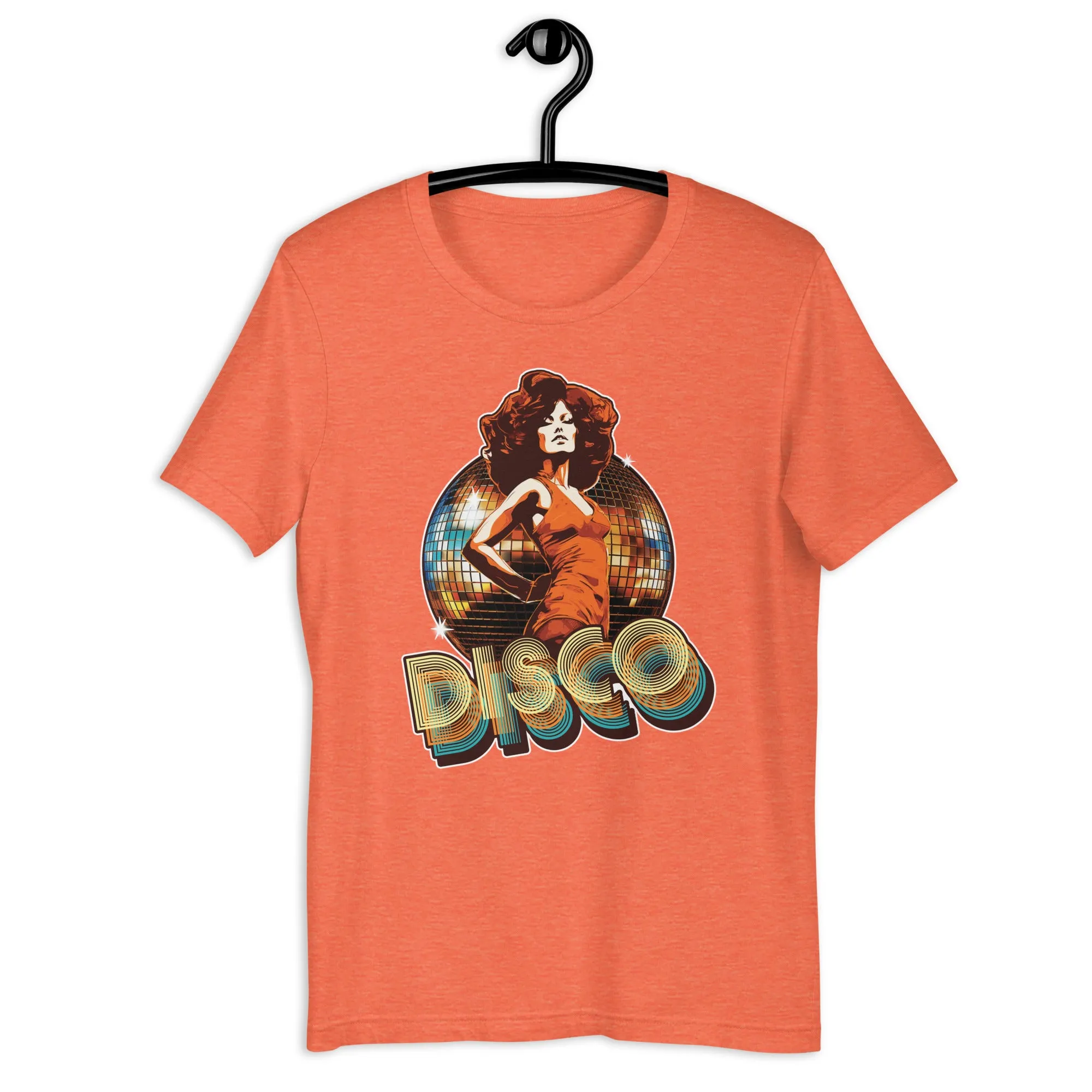 70's Disco Queen GlitterBall Unisex t-shirt