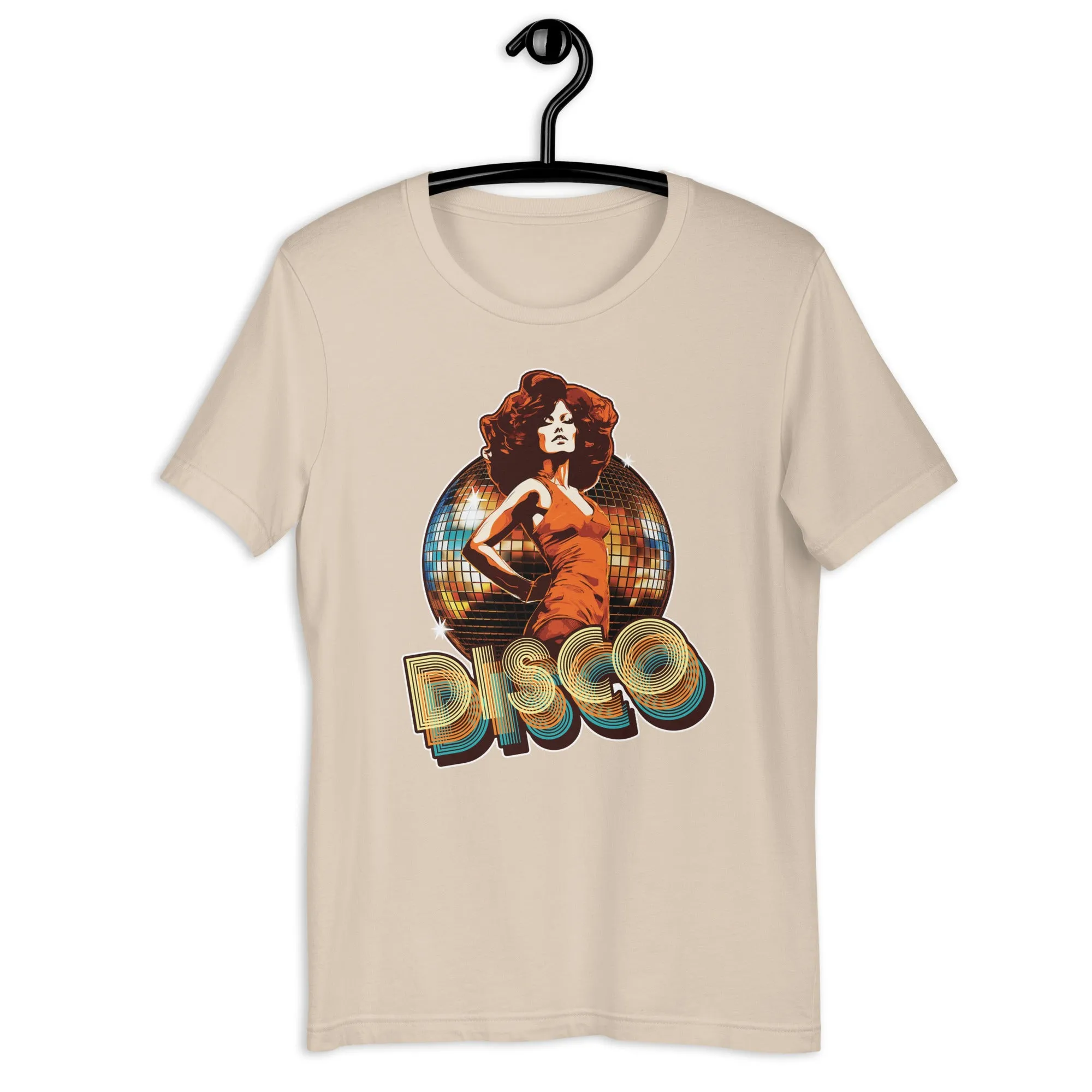 70's Disco Queen GlitterBall Unisex t-shirt