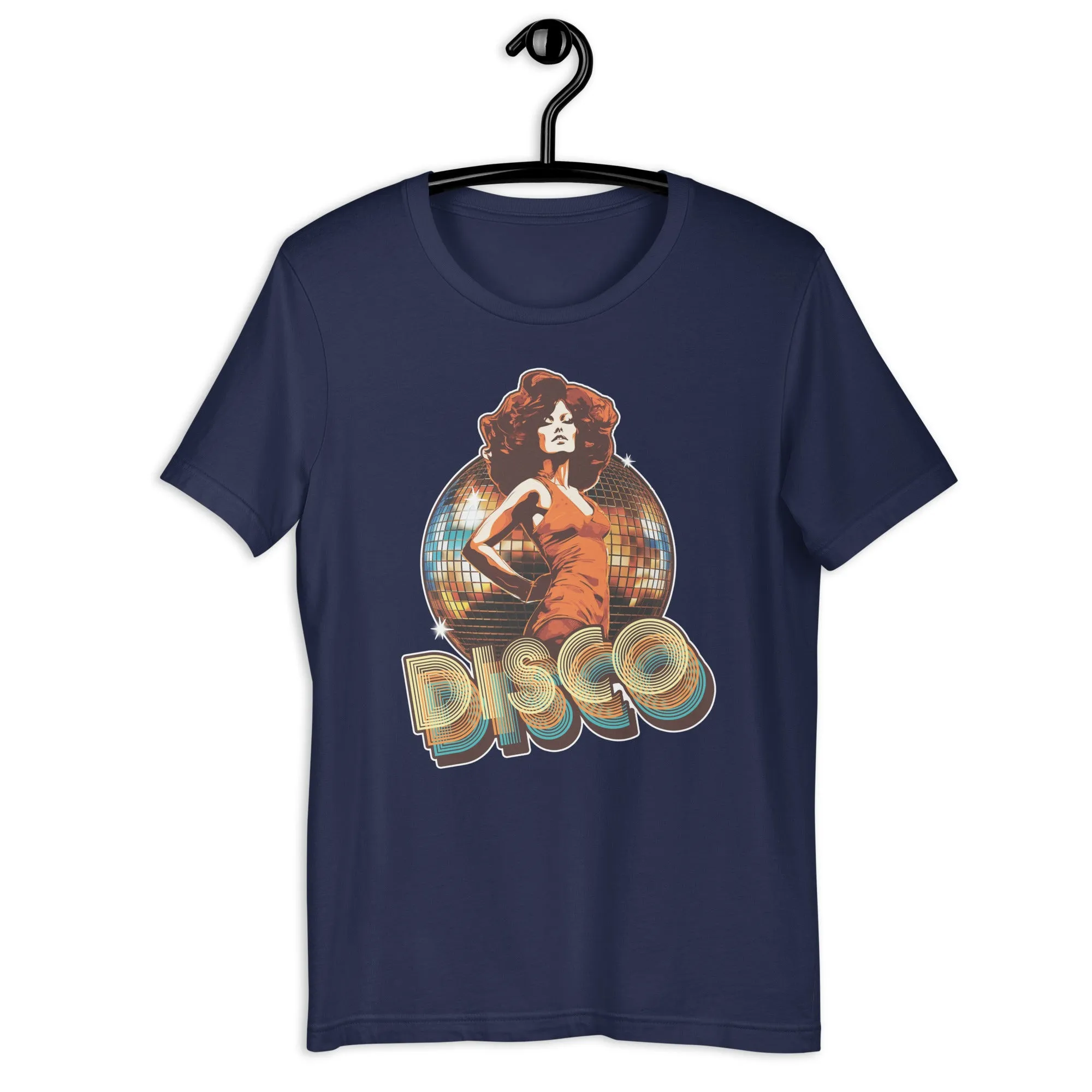 70's Disco Queen GlitterBall Unisex t-shirt