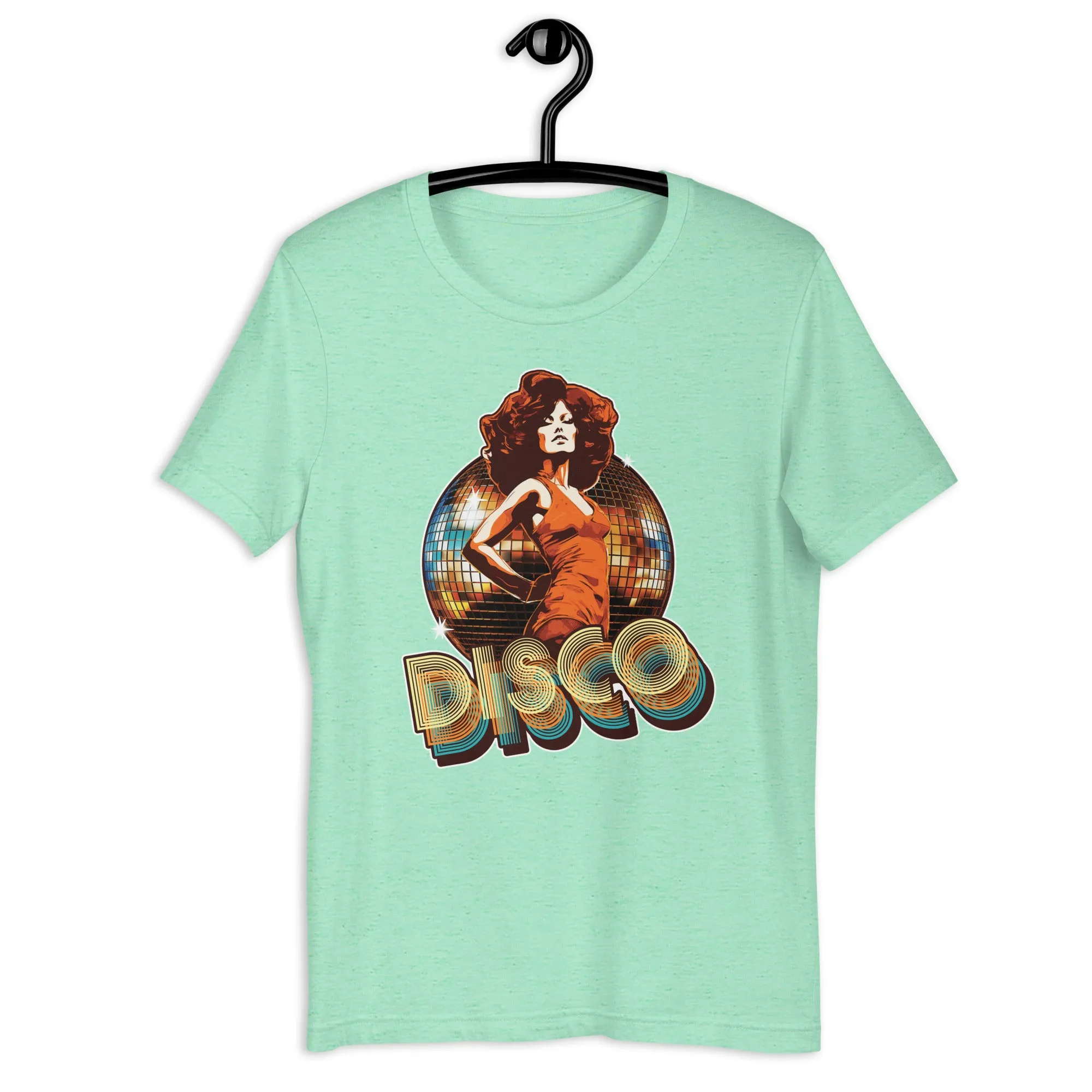 70's Disco Queen GlitterBall Unisex t-shirt
