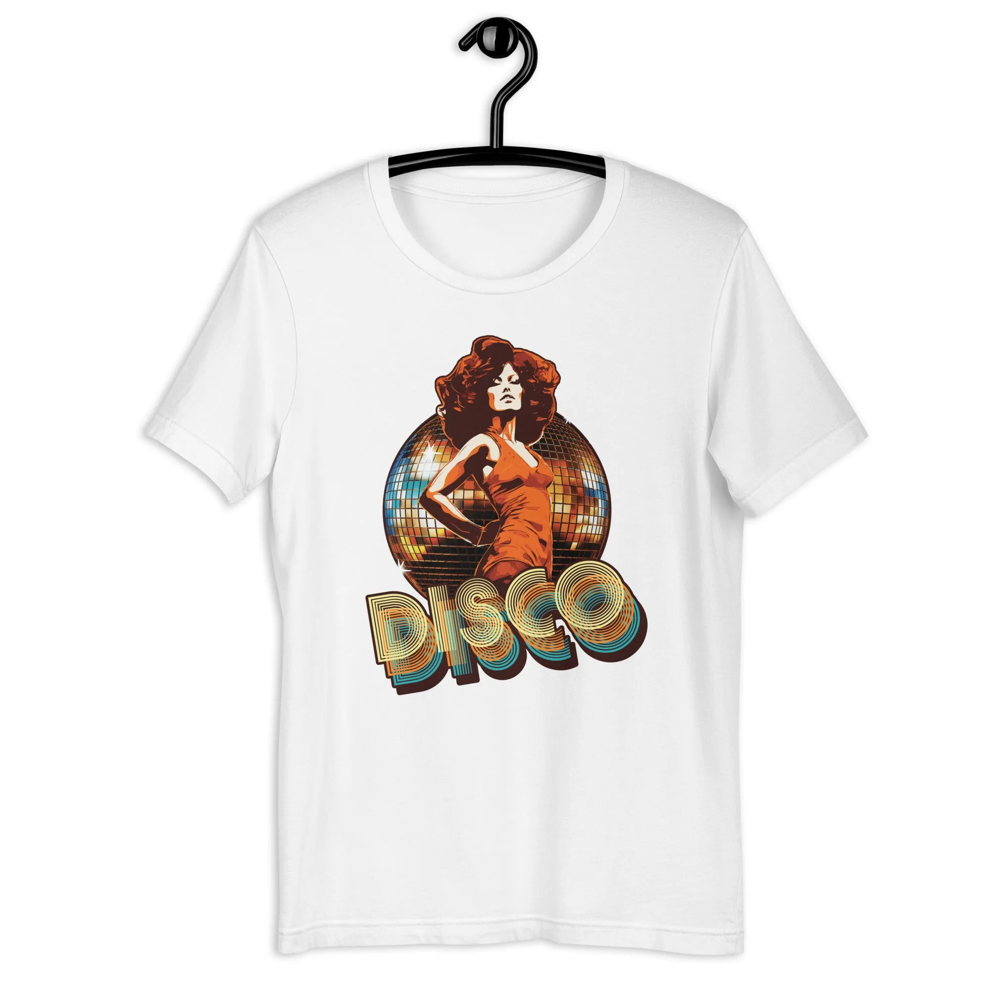 70's Disco Queen GlitterBall Unisex t-shirt
