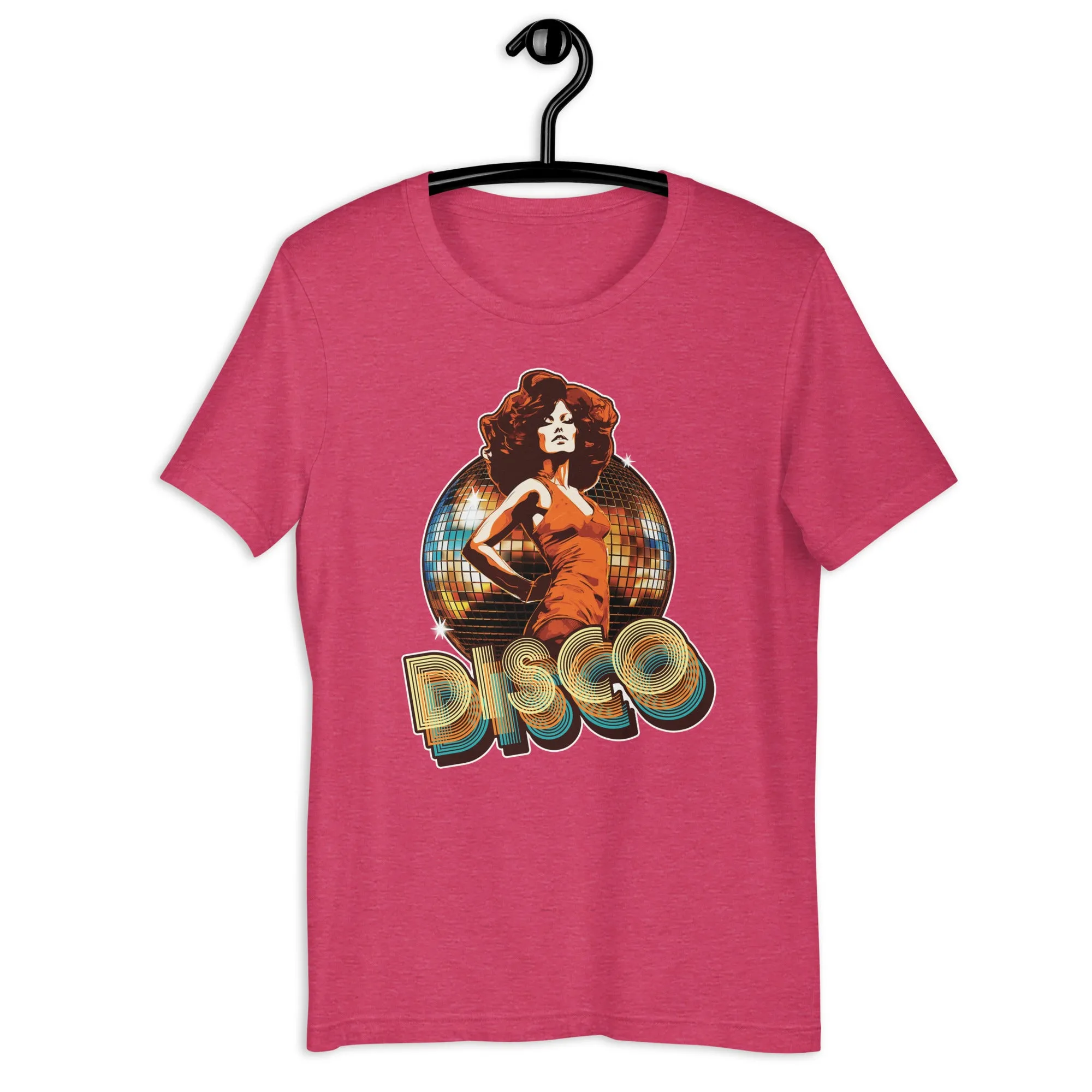 70's Disco Queen GlitterBall Unisex t-shirt