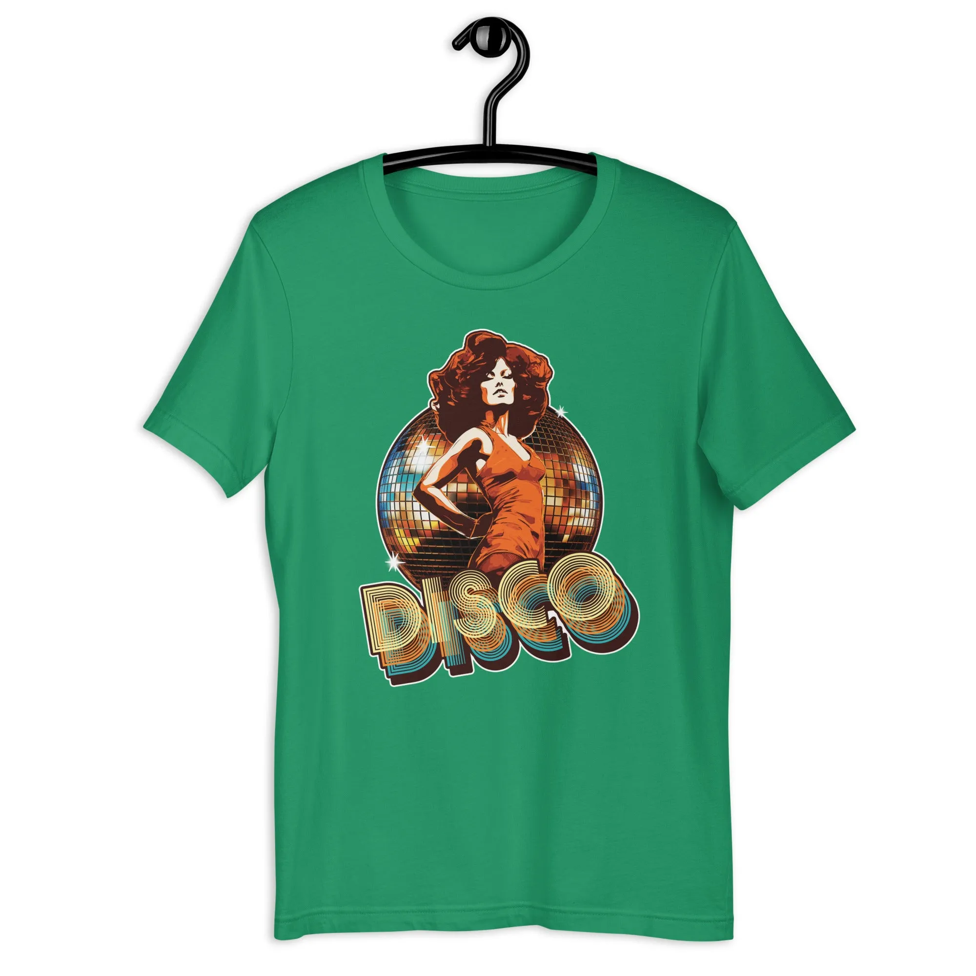 70's Disco Queen GlitterBall Unisex t-shirt