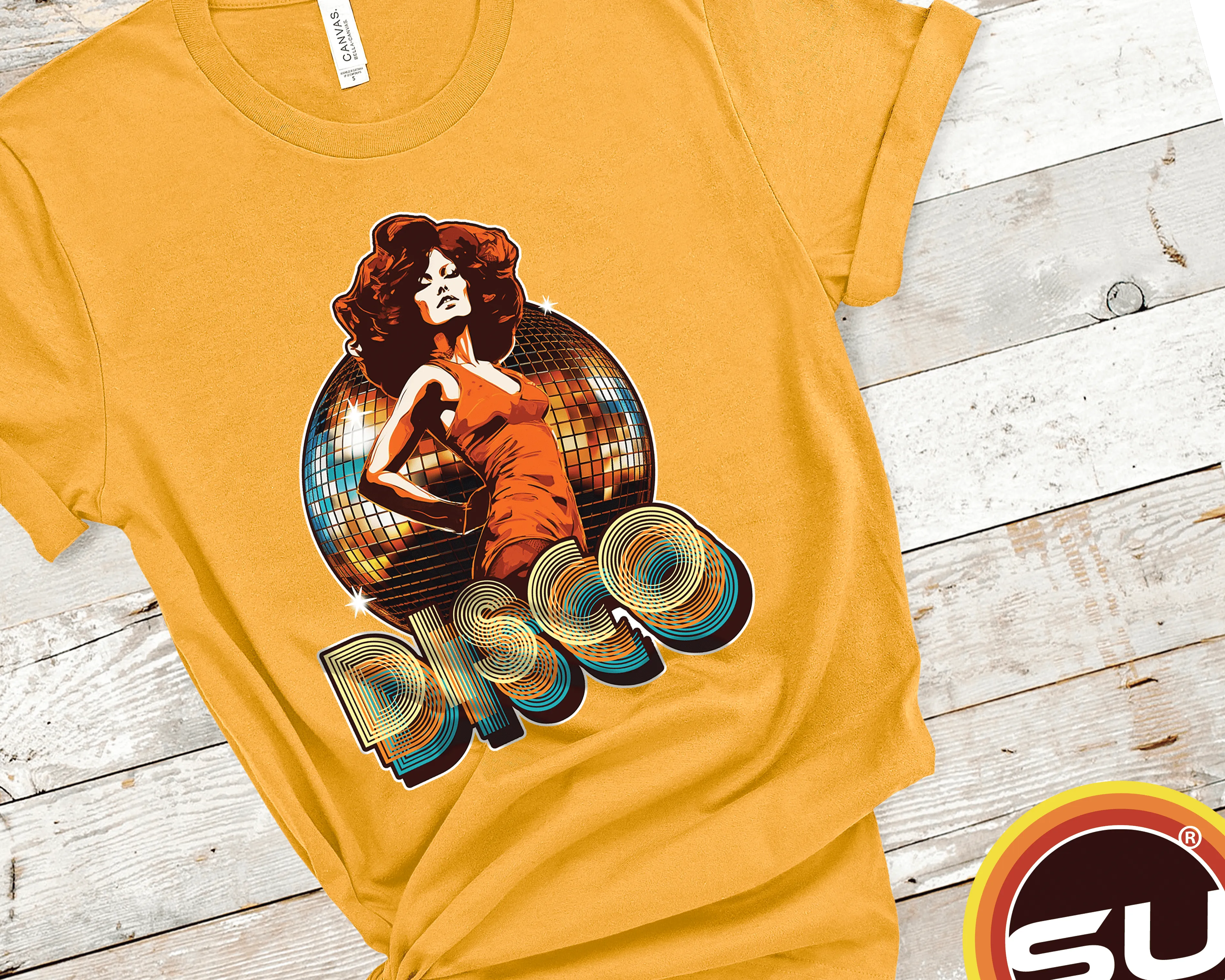 70's Disco Queen GlitterBall Unisex t-shirt