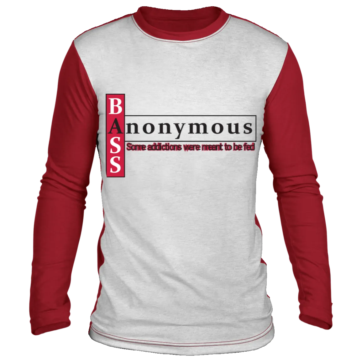 Bass Anonymous SCLS Sublimated Long Sleeve Shirt Block Left Red