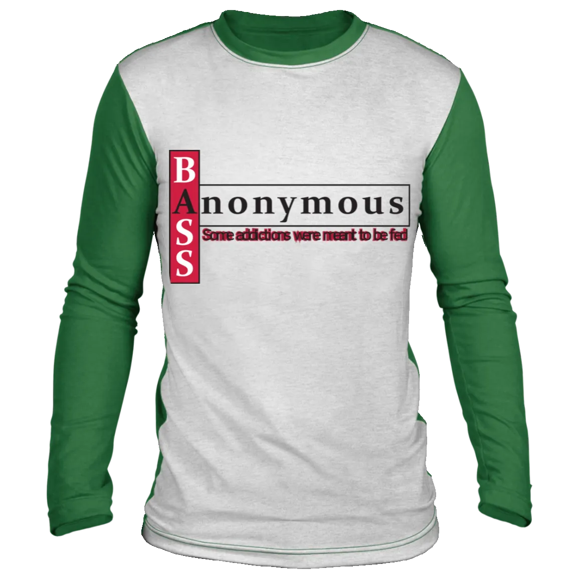Bass Anonymous SCLS Sublimated Long Sleeve Shirt Block Left Red
