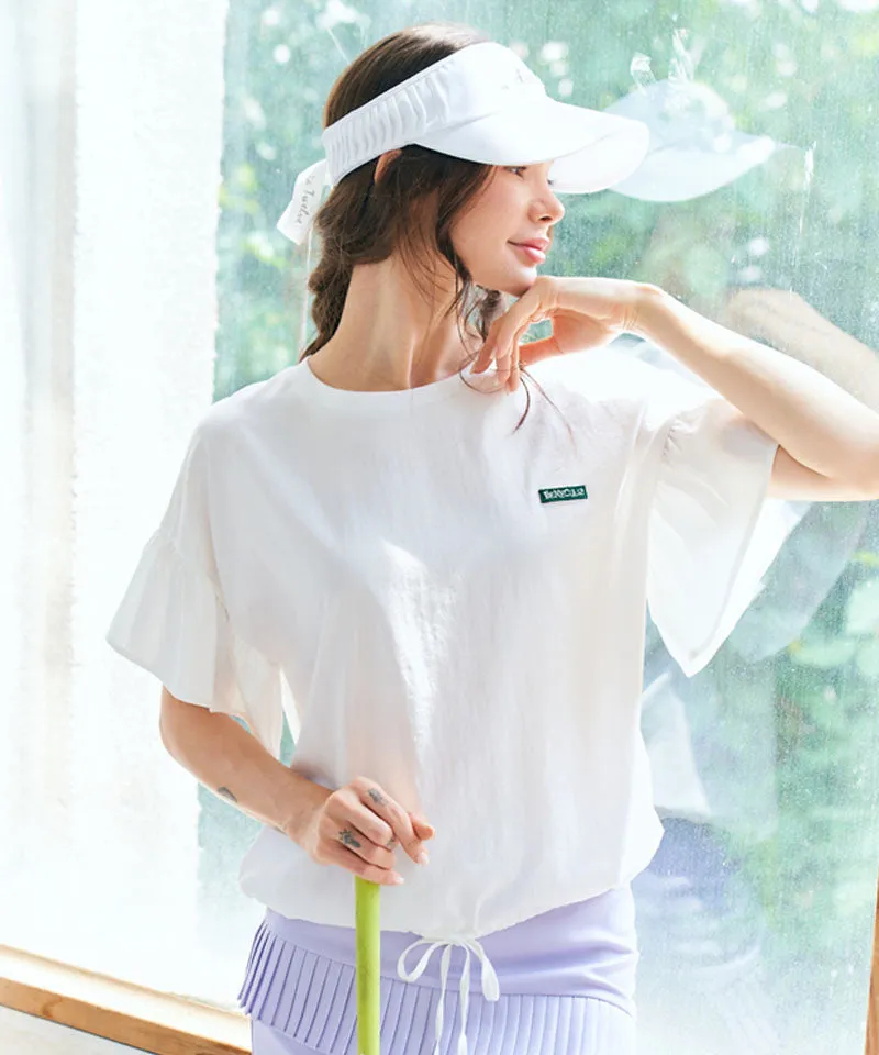 BENECIA 12 Cotton Shirring Tee - White