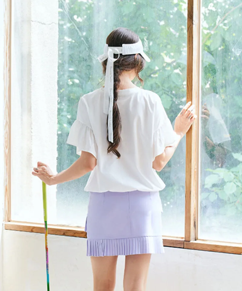 BENECIA 12 Cotton Shirring Tee - White