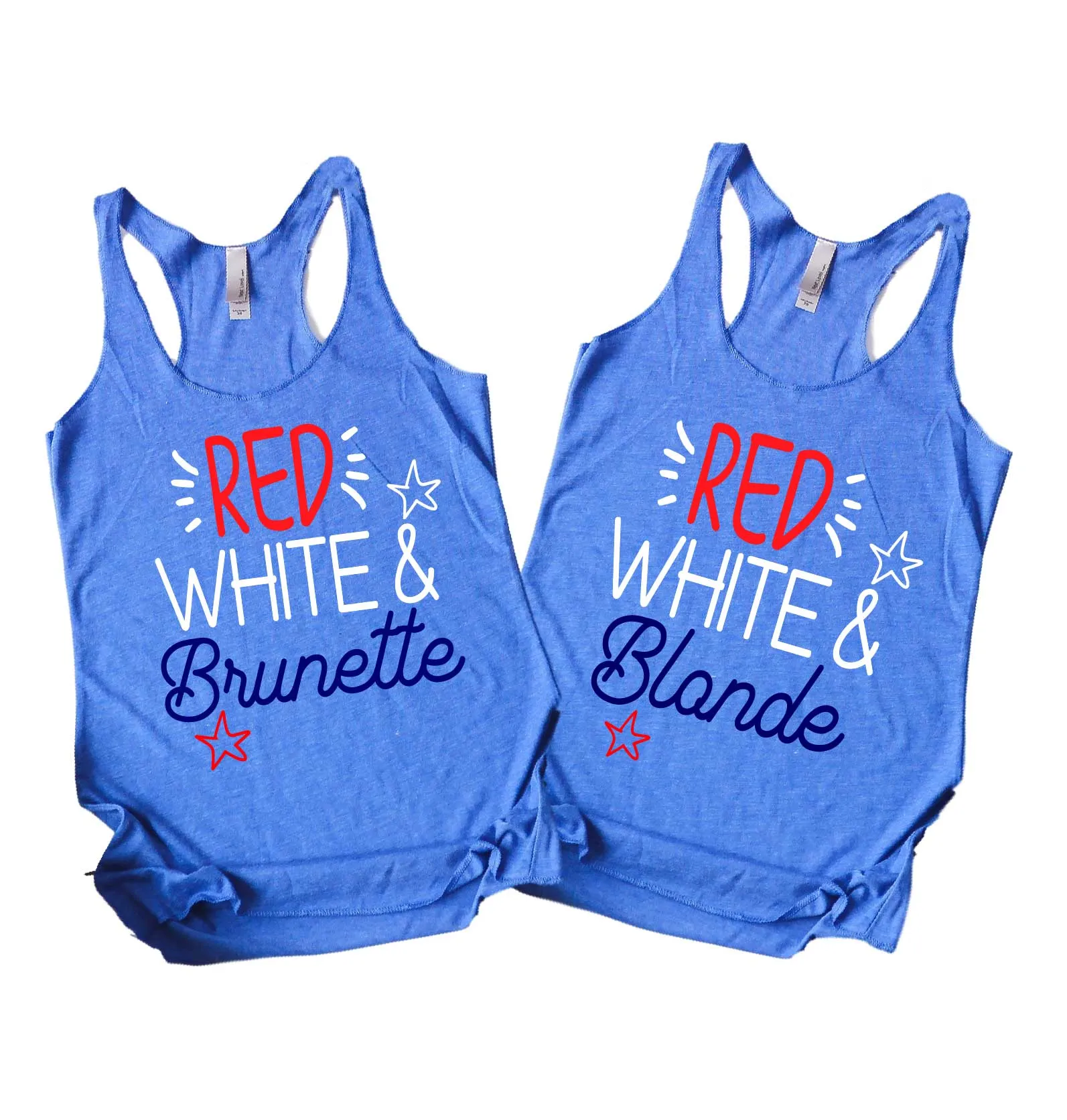 Best Friend Tank | 4th Of July Tank | 4th Of July Shirt | Women's Fitting Racer Tank Shirt