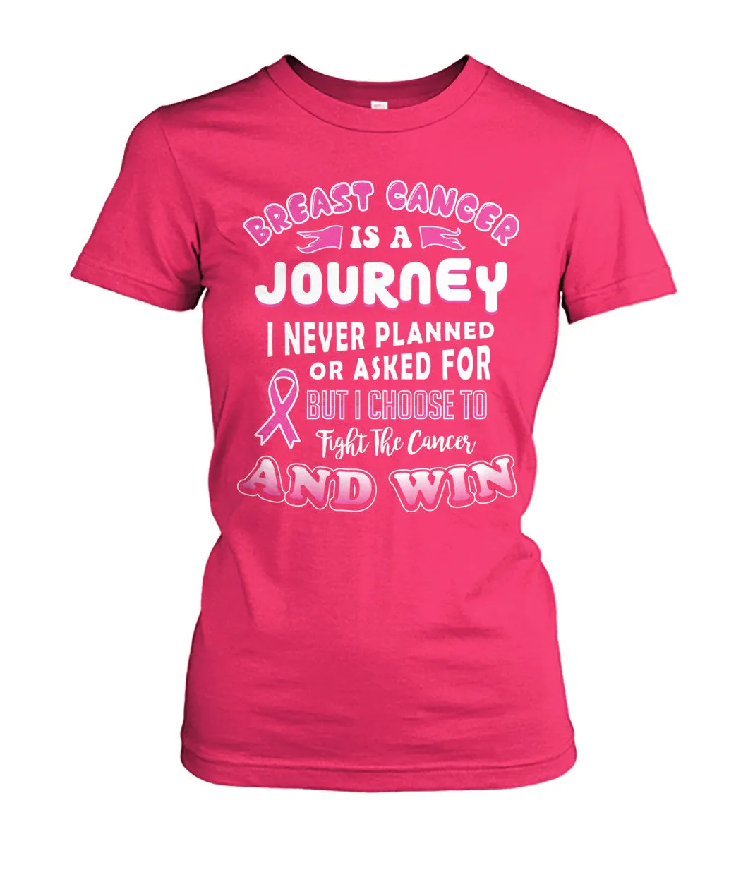 Breast Cancer is a Journey Shirts and Long Sleeves