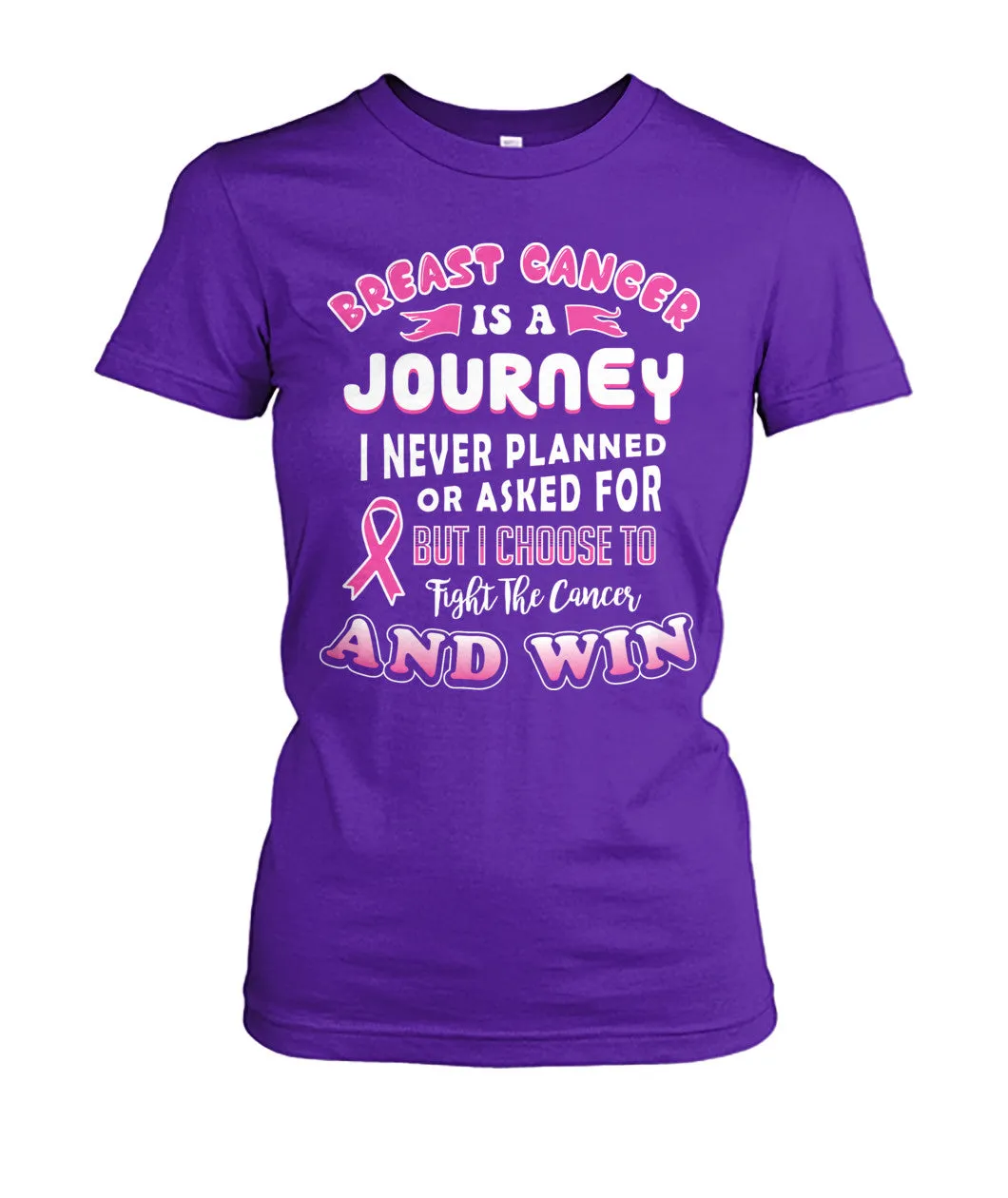 Breast Cancer is a Journey Shirts and Long Sleeves