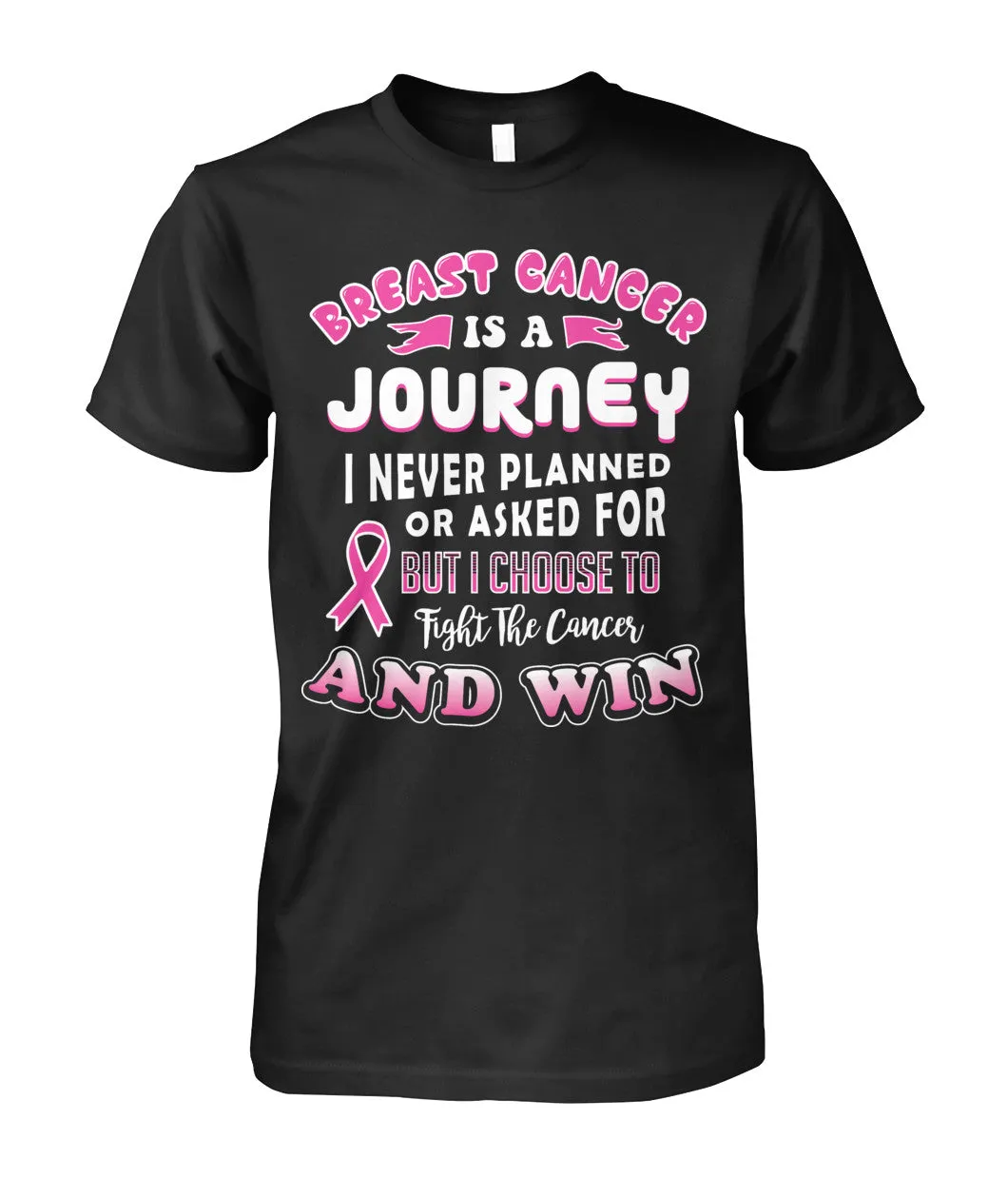 Breast Cancer is a Journey Shirts and Long Sleeves