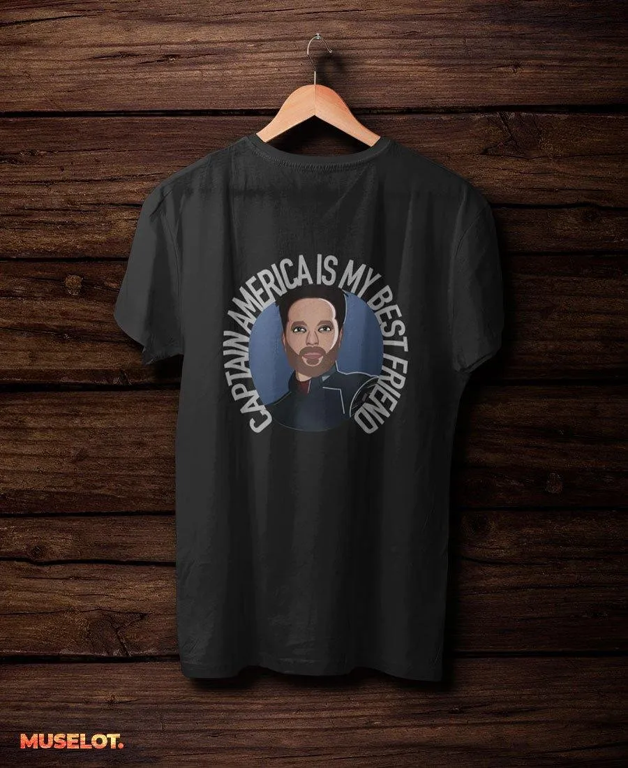 Bucky Barnes printed t shirts