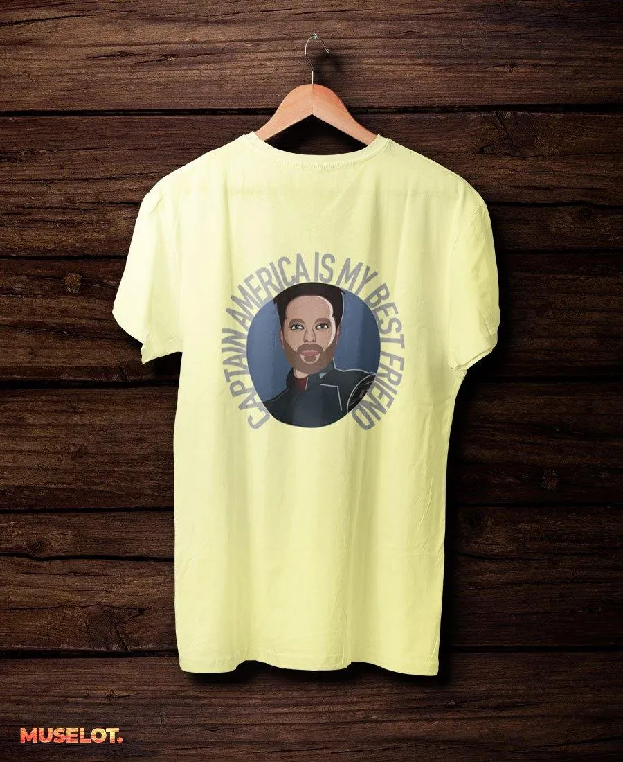 Bucky Barnes printed t shirts