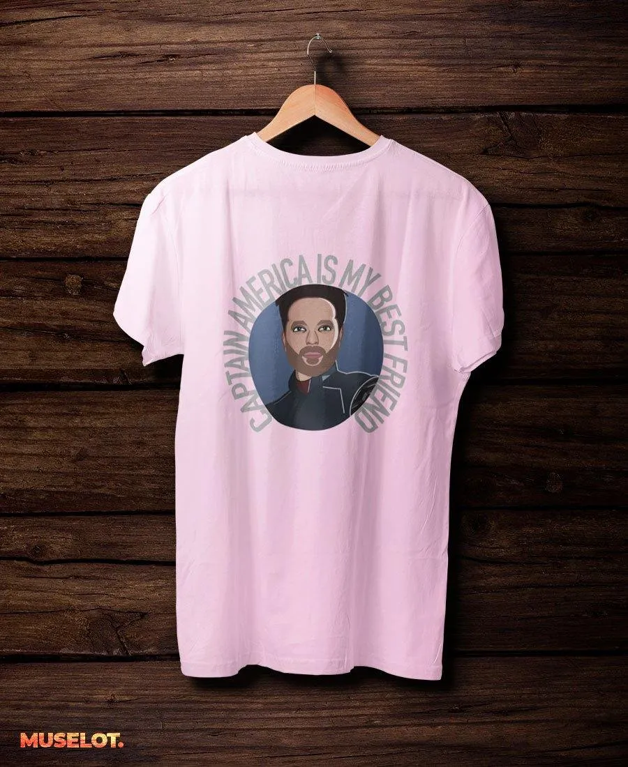 Bucky Barnes printed t shirts