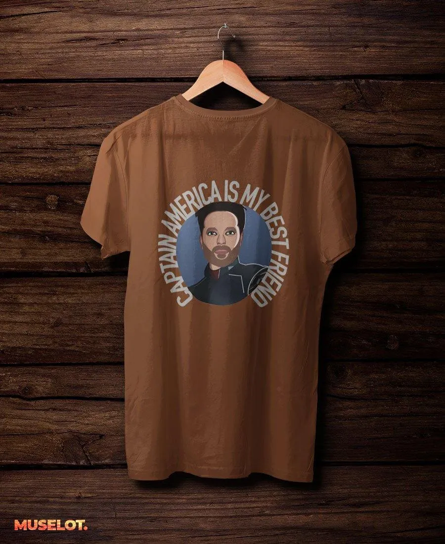Bucky Barnes printed t shirts
