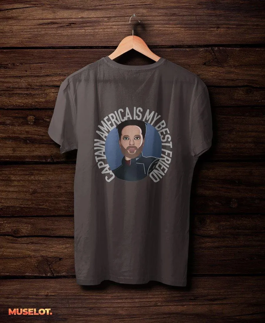 Bucky Barnes printed t shirts