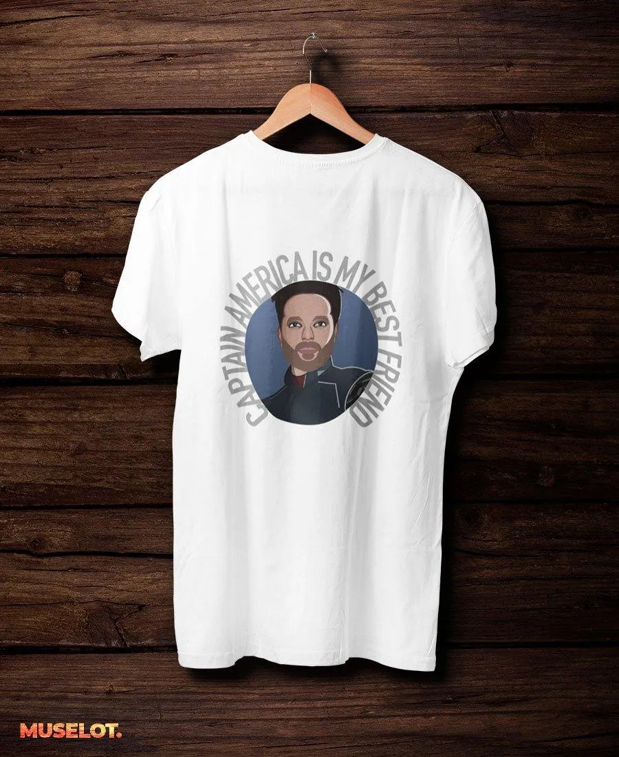 Bucky Barnes printed t shirts