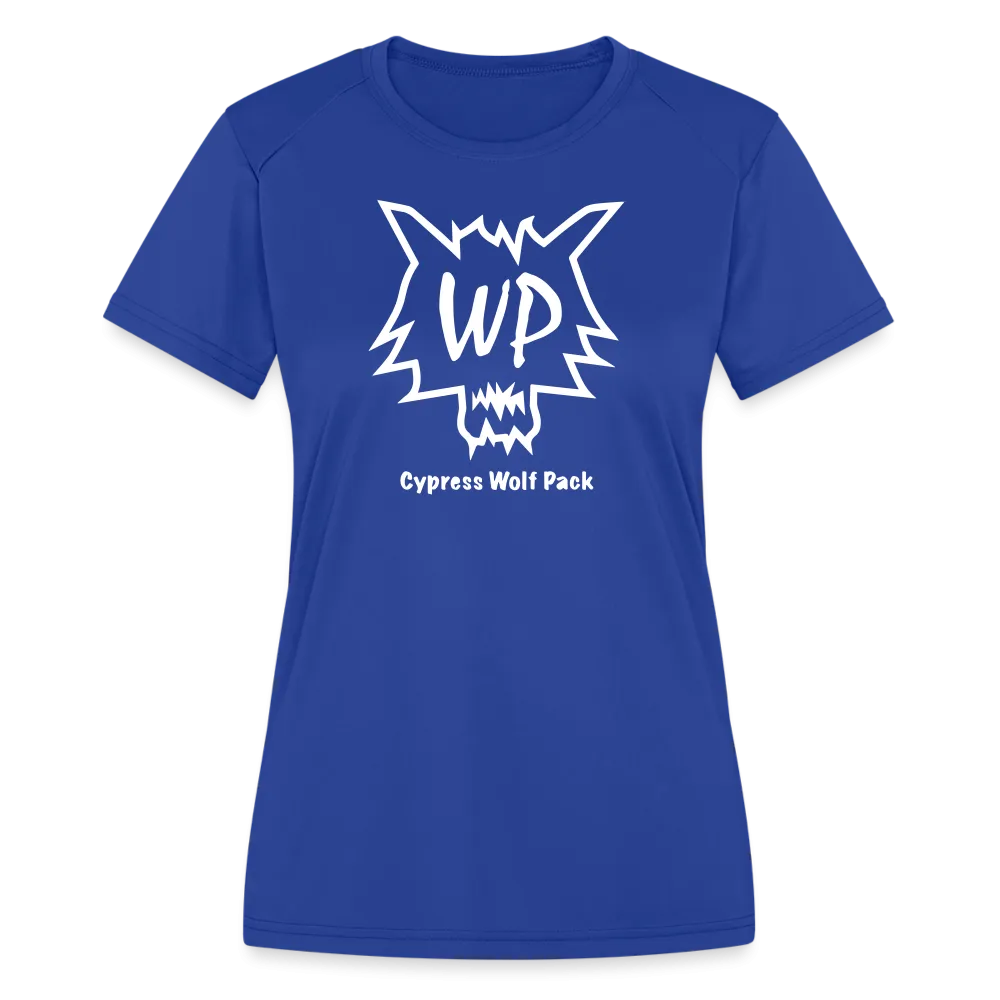 Cypress Wolf Pack- Women's Moisture Wicking Performance T-Shirt