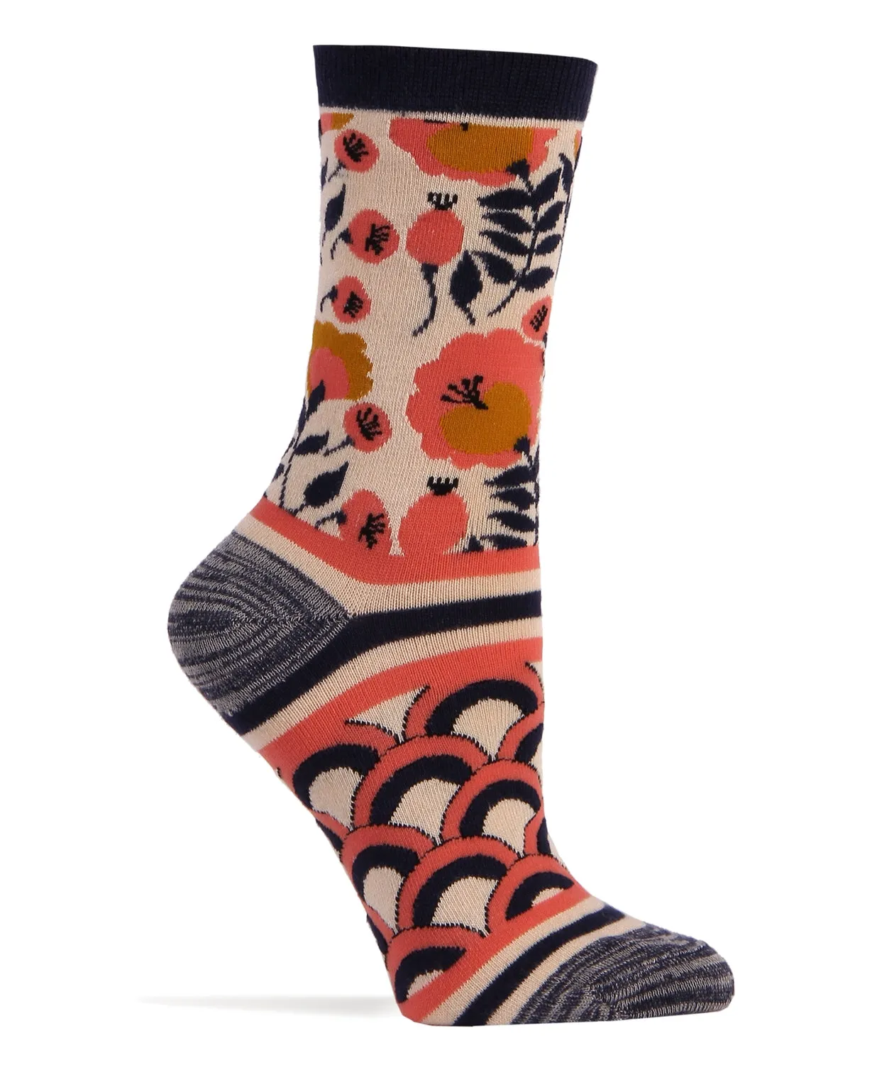 Damask Floral bamboo socks *
