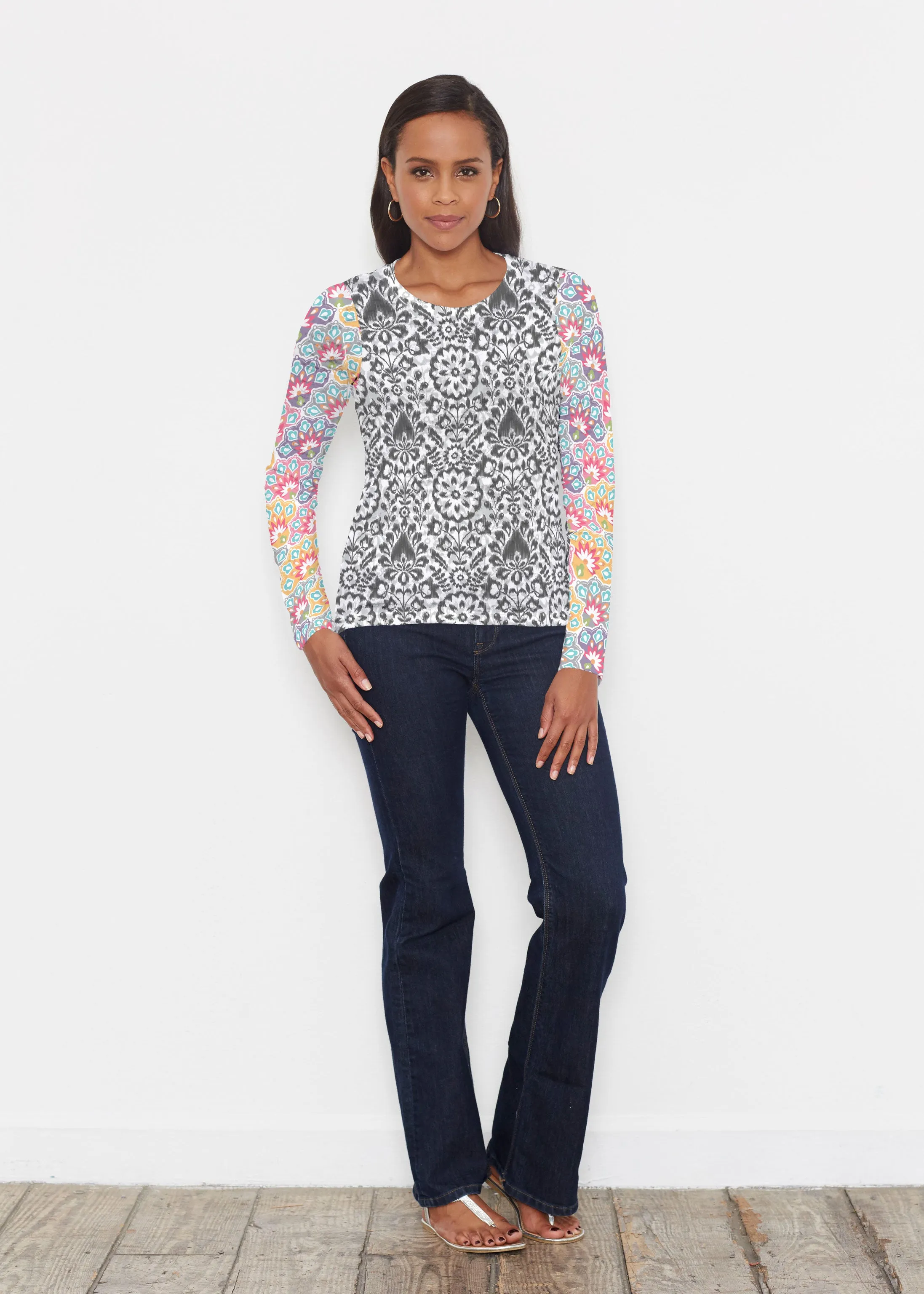 Darling Geo (13382) ~ Signature Long Sleeve Crew Shirt
