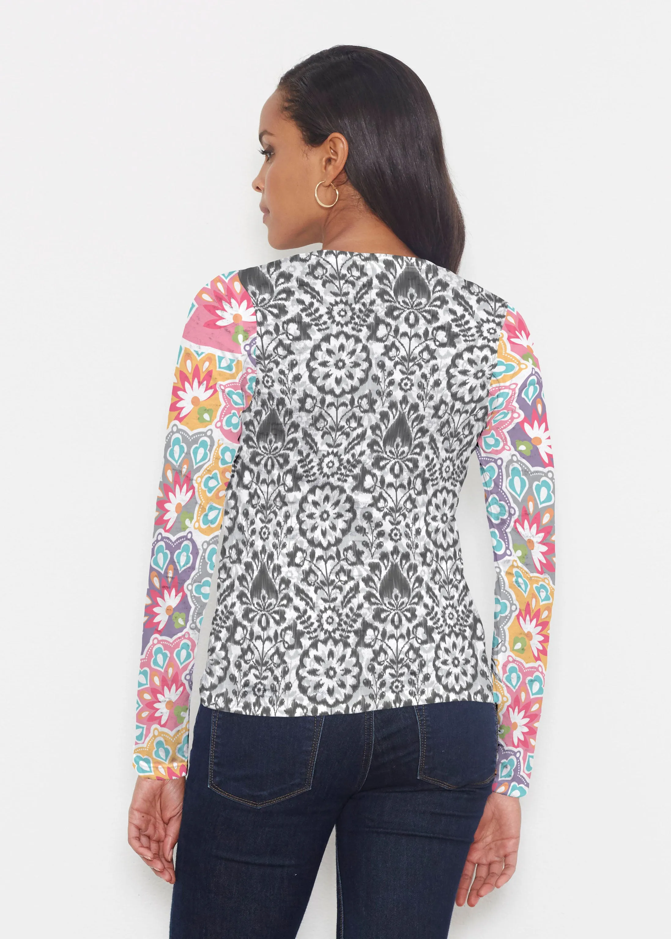 Darling Geo (13382) ~ Signature Long Sleeve Crew Shirt