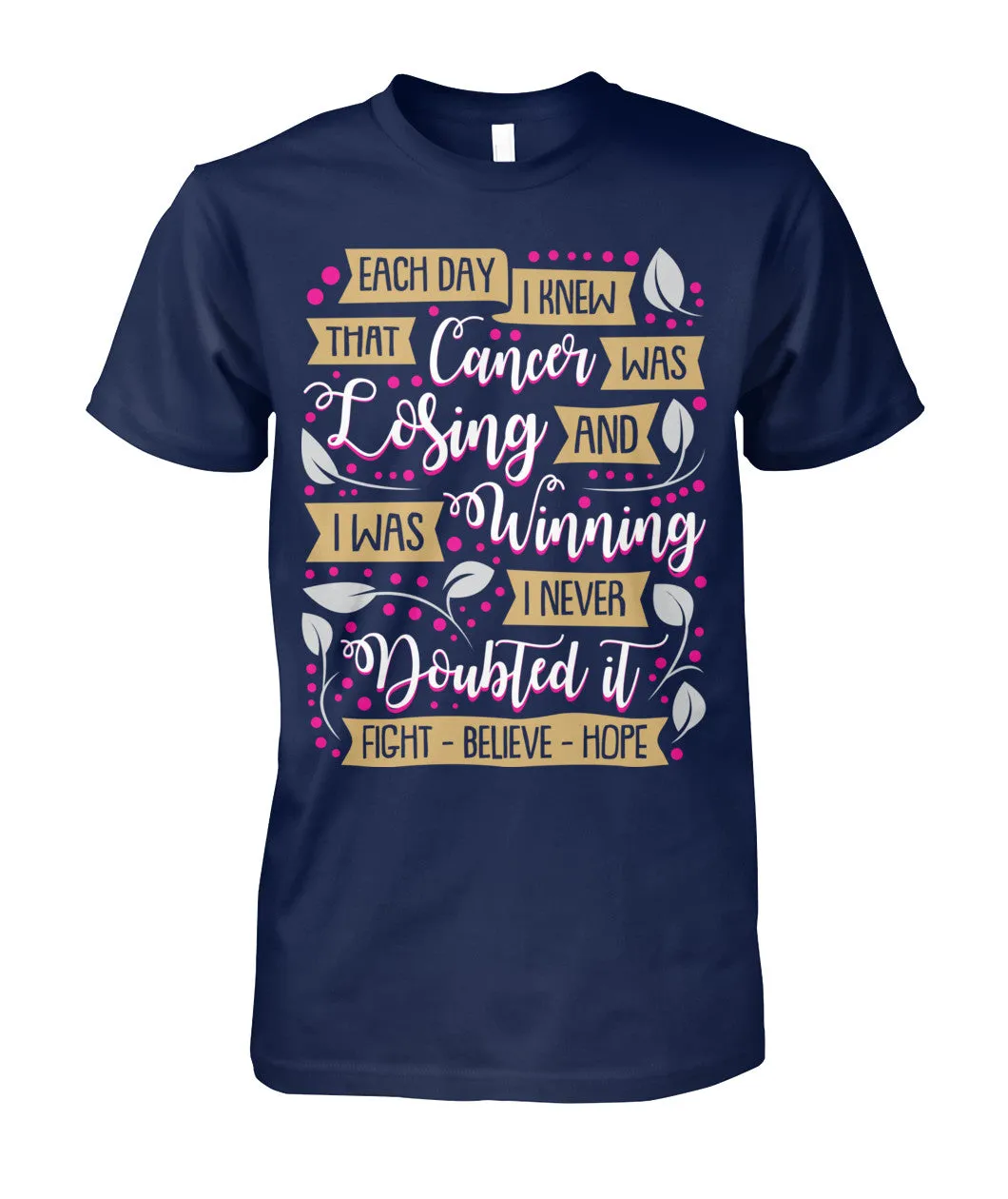 Fight Believe Hope Shirts and Long Sleeves