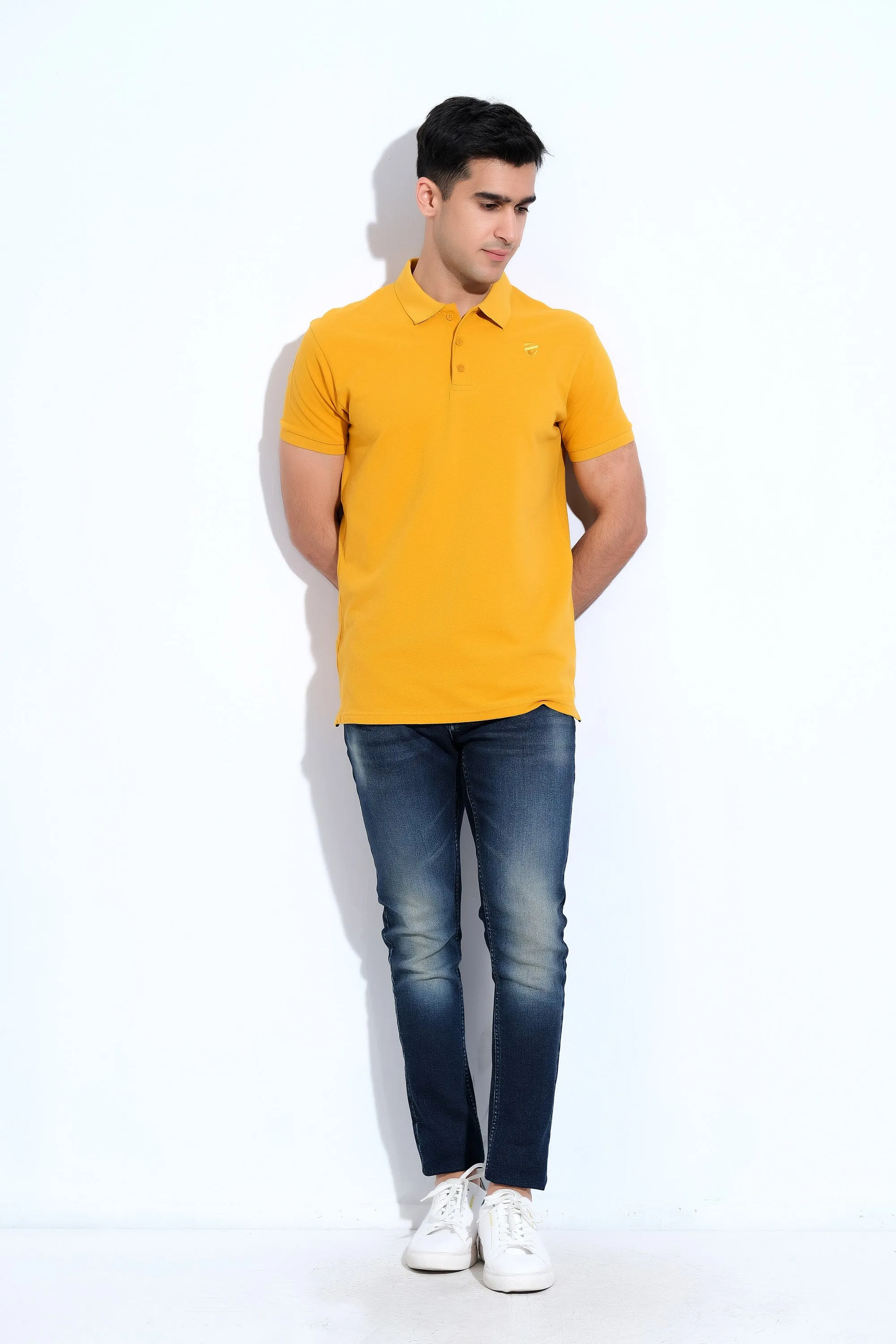 Fresh Lemon Half Sleeve Polos
