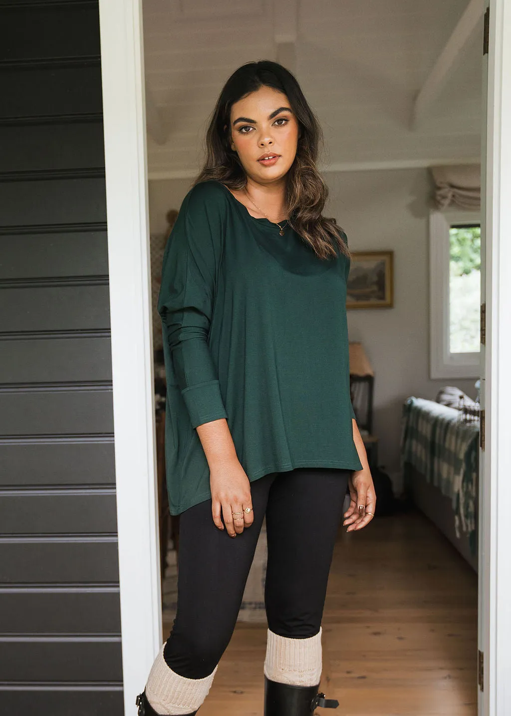 Gina Long Sleeved Bamboo Top