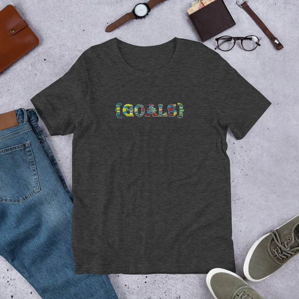 Goals African Print Color Short-Sleeve Unisex T-Shirt