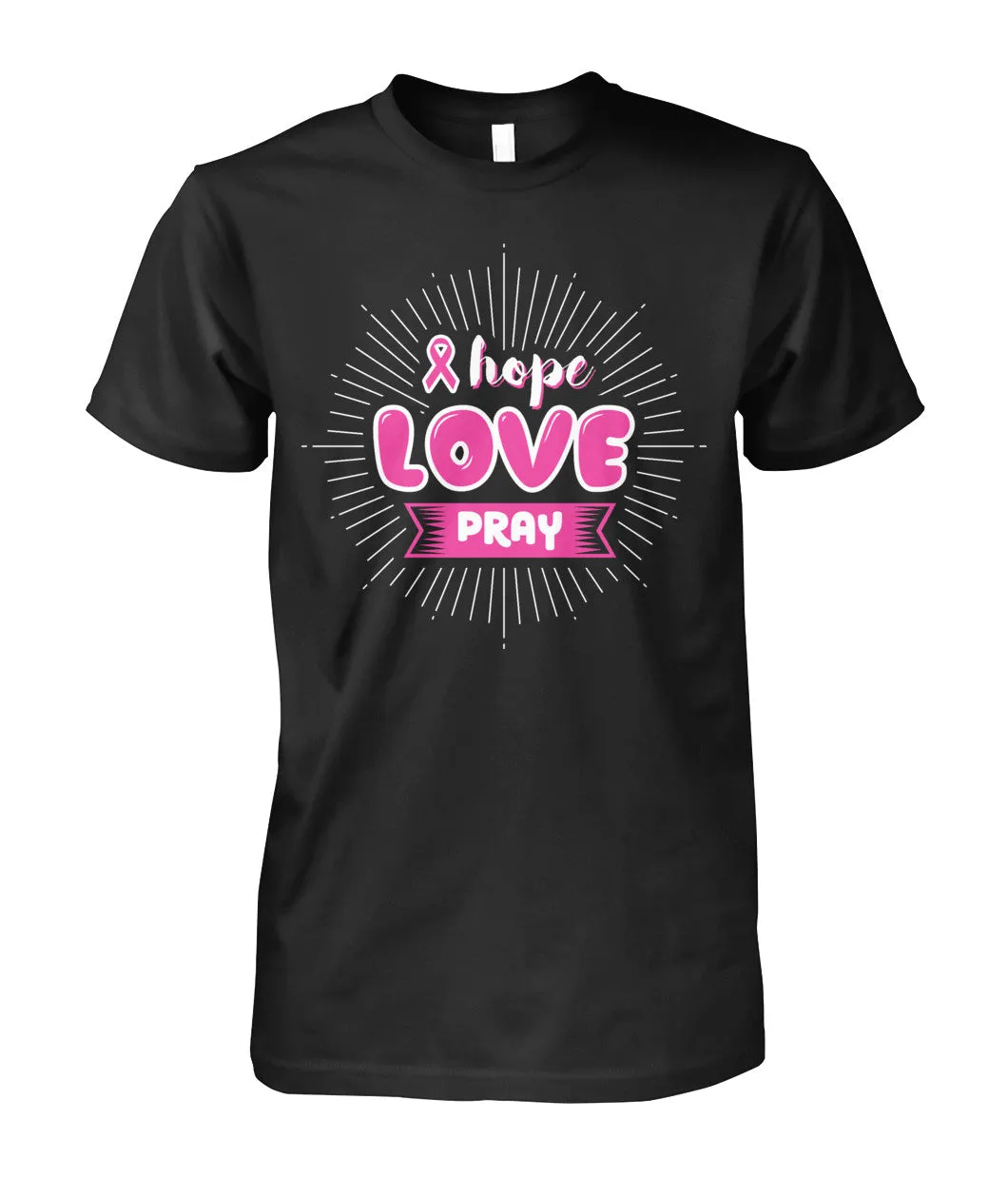 Hope Love Pray Shirts and Long Sleeves