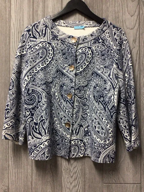 J. McLaughlin Paisley Cardigan Size Large