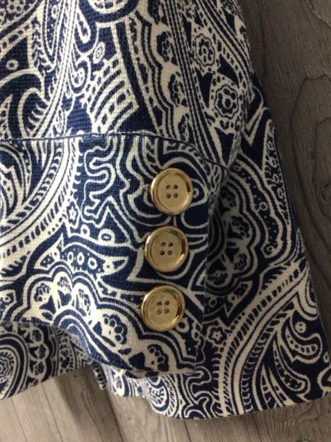 J. McLaughlin Paisley Cardigan Size Large