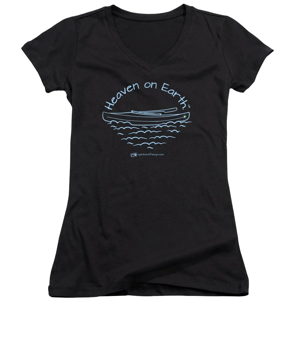 Kayaking Heaven On Earth - Women's V-Neck