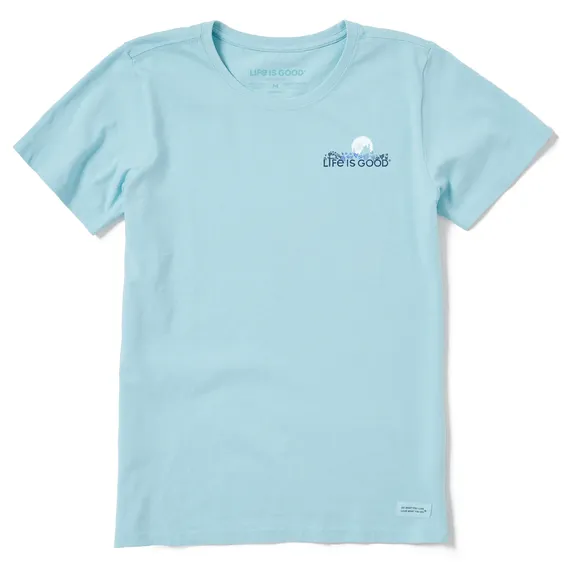 Life Is Good Women's Tee, Beach Blue (Size XL)