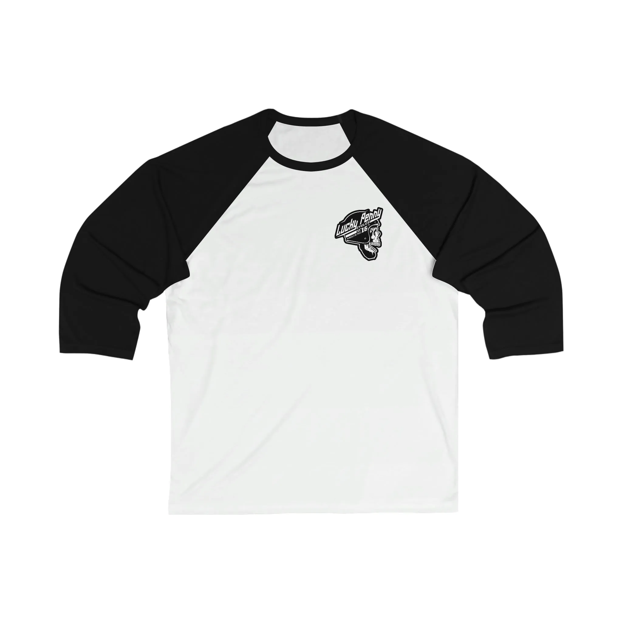 Lucky Penny Cycles DFW Skyline 3\4 Sleeve Baseball Tee