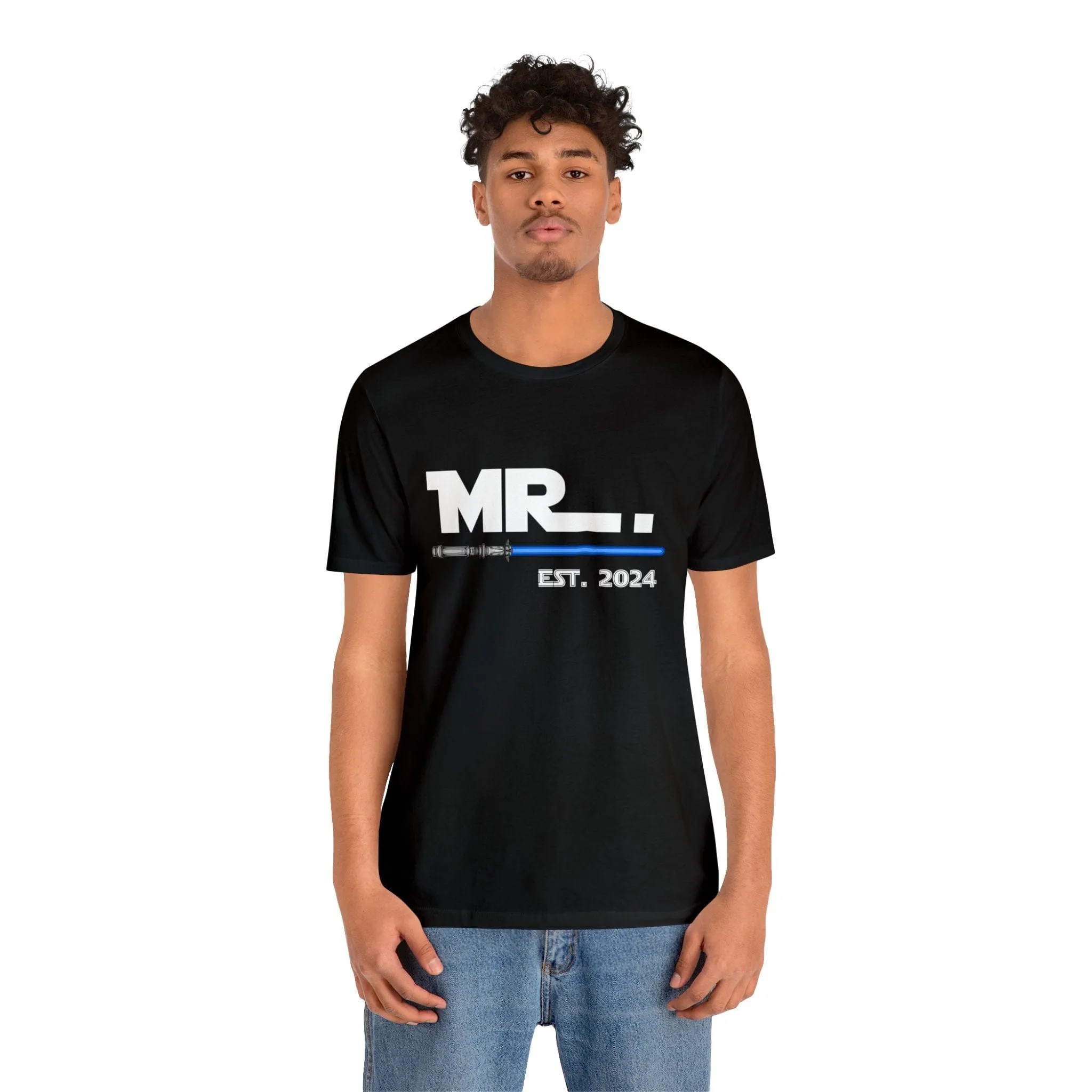 Mr Est. 2024 May The Force Be With Us Deluxe T-shirt