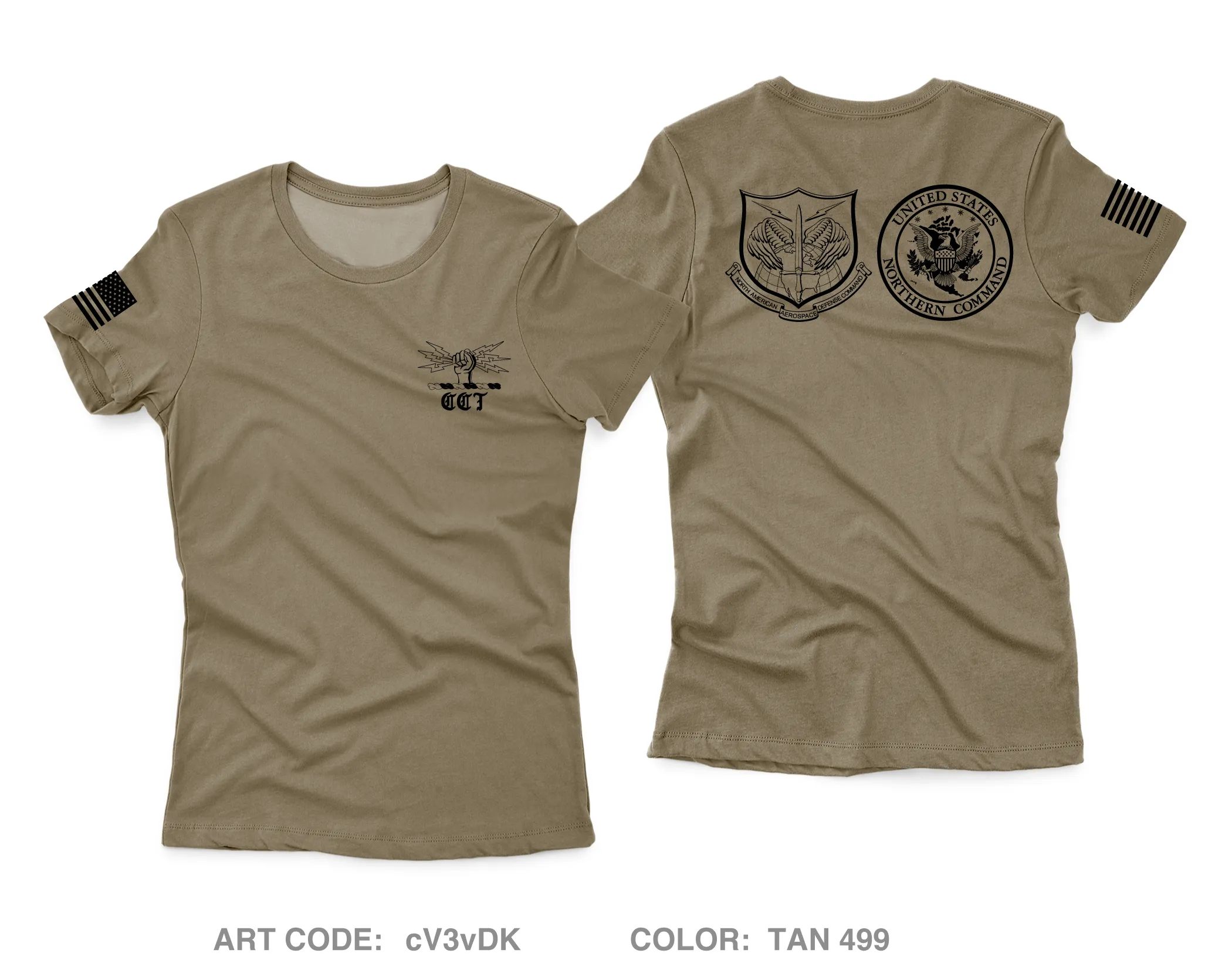 NORAD & USNORTHCOM - CCT Core Women's SS Performance Tee - Cv3vDK