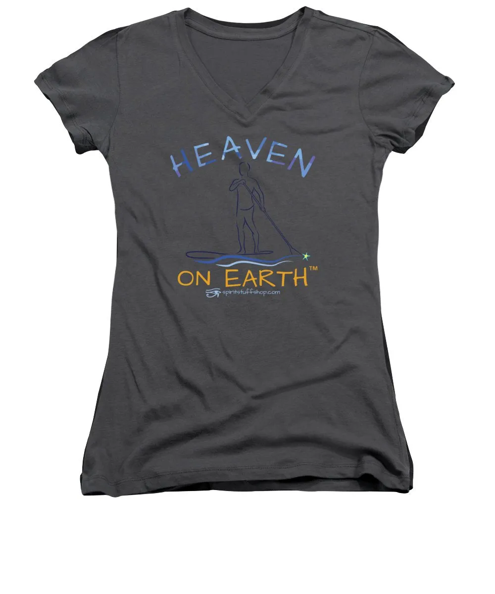 Paddle Board Heaven On Earth - Women's V-Neck