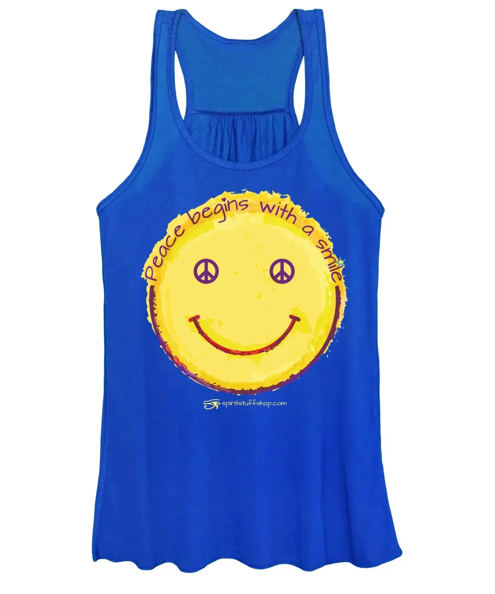 Peace Begins With A Smile - Women's Tank Top