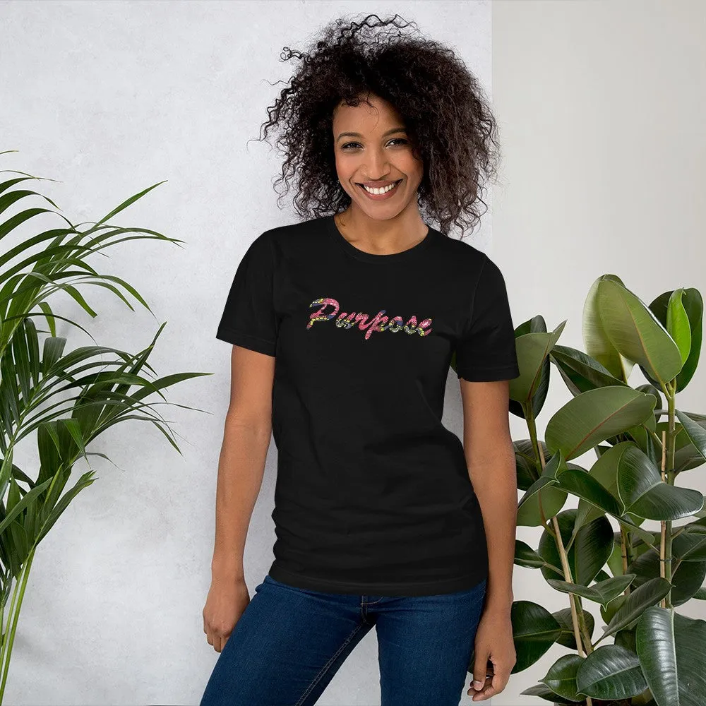 Purpose African Print Color Short-Sleeve Unisex T-Shirt
