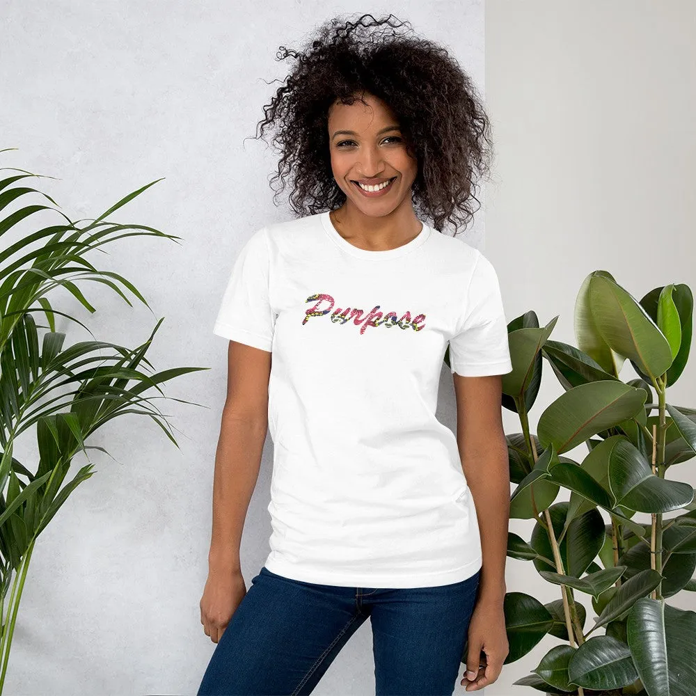 Purpose African Print Color Short-Sleeve Unisex T-Shirt