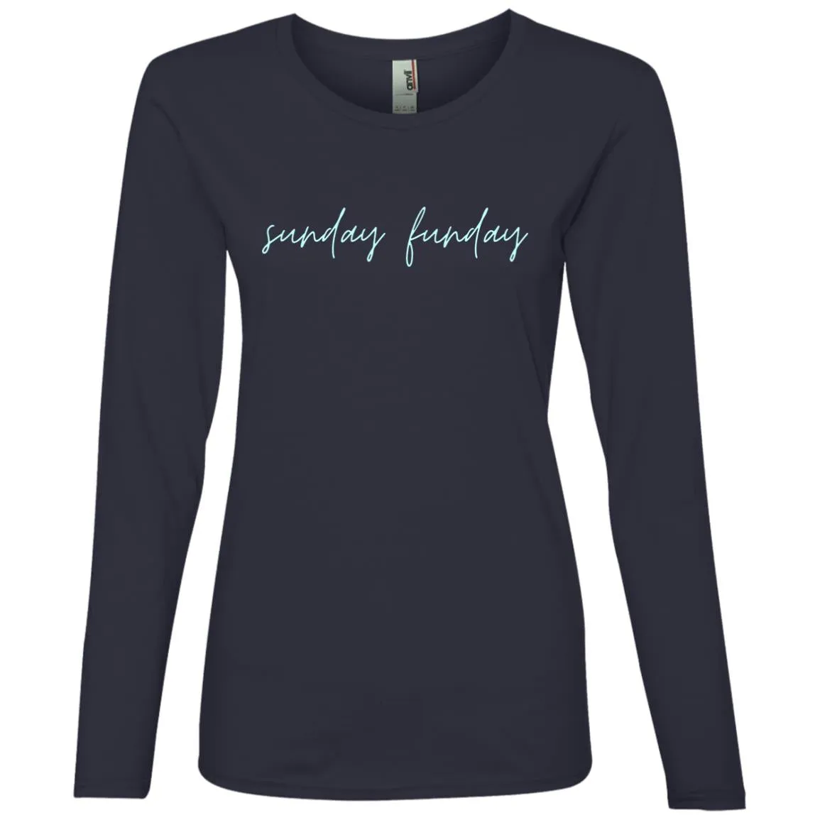 "Big Sunday Funday" Ladies' Lightweight LS T-Shirt