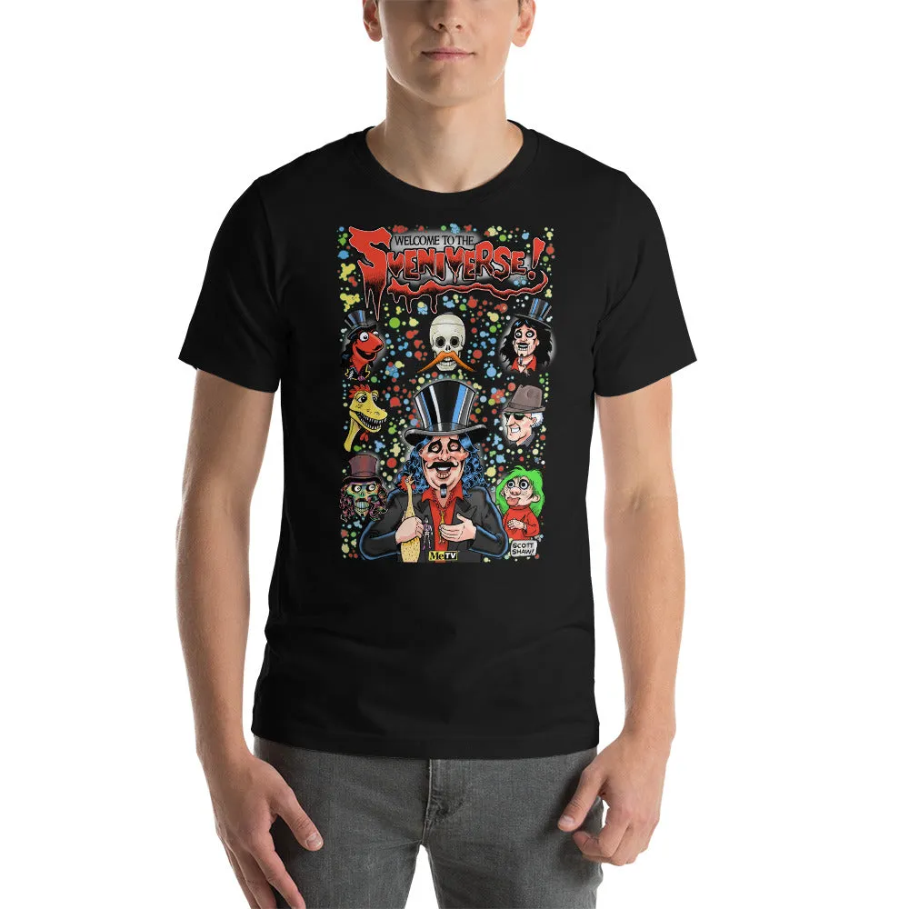 "Welcome to the Sveniverse" Svengoolie® T-Shirt by Scott Shaw! (2022 Series)