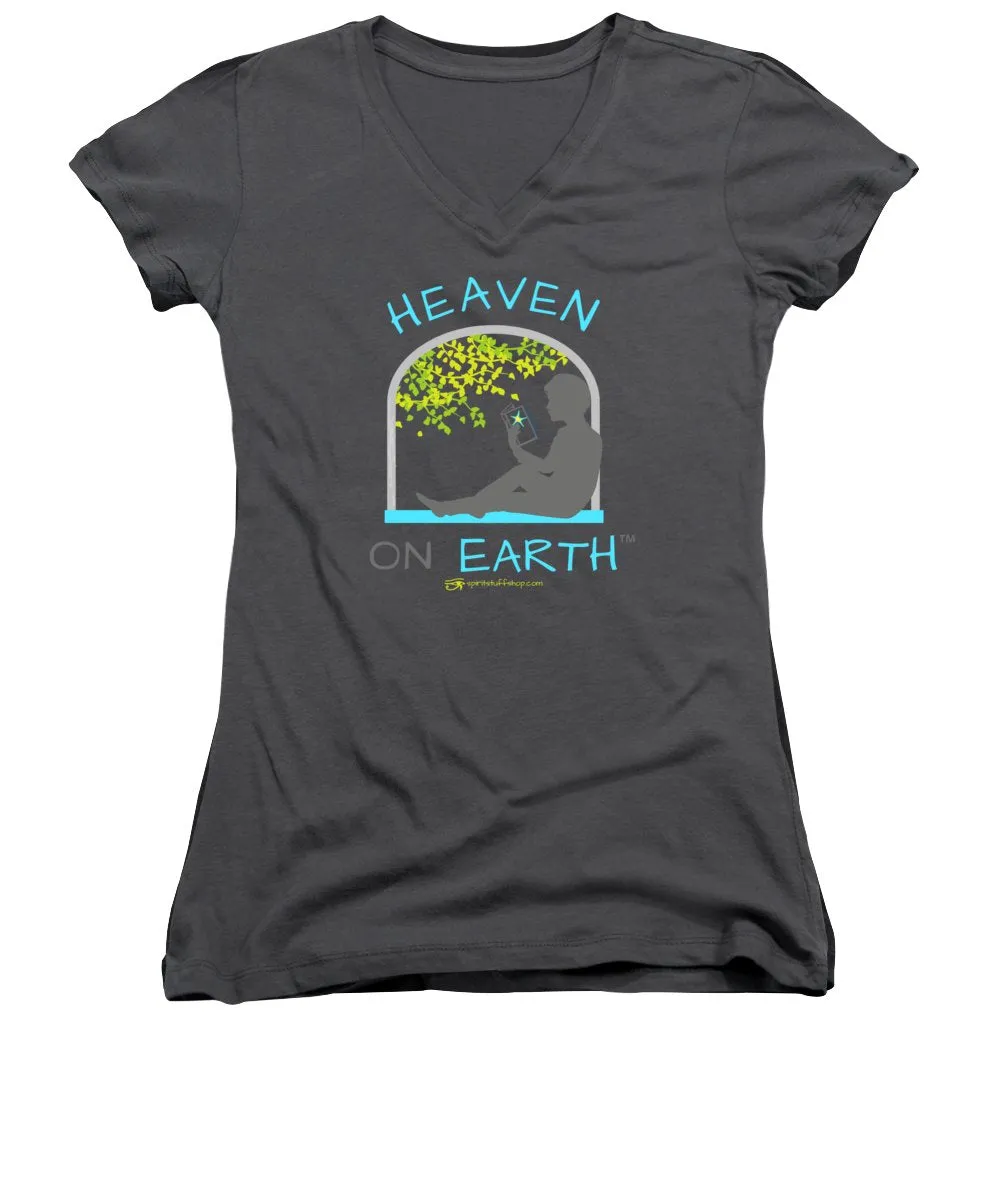 Reading Heaven On Earth - Women's V-Neck