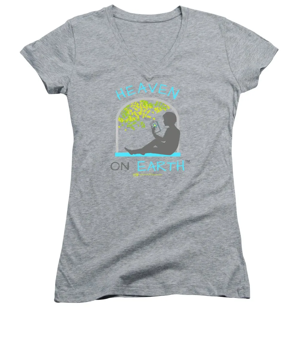 Reading Heaven On Earth - Women's V-Neck