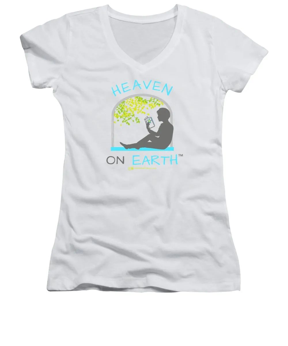 Reading Heaven On Earth - Women's V-Neck